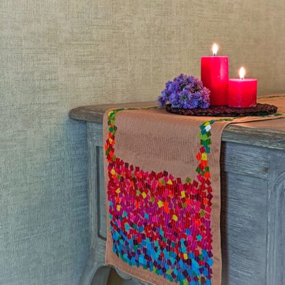 Calyz Beige Table Runner - Image 4